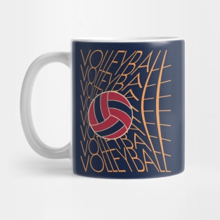 Funny Volleyball Design Mug